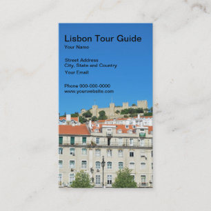 Lisbon Tour Guide Business Card