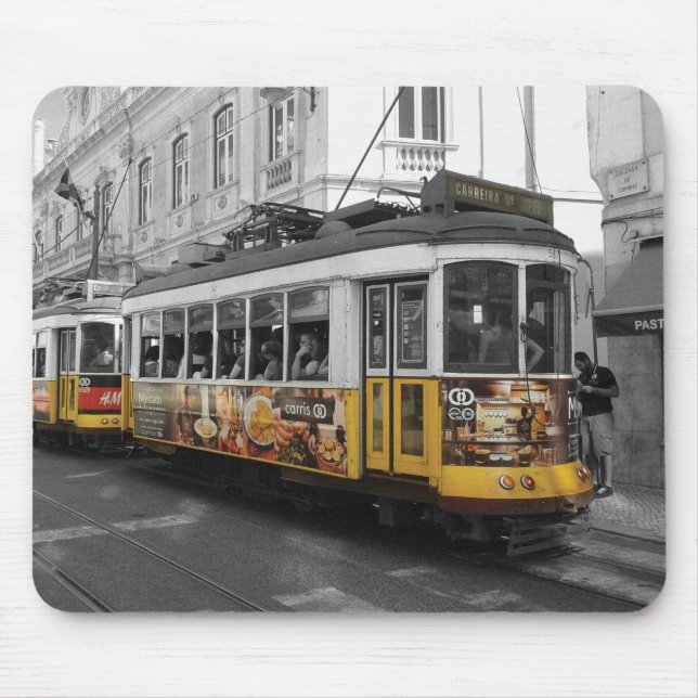 Lisbon Tram 28 | Eletrico 28 Lisboa Mouse Mat (Front)