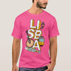 Lisbon - Tram - Fado - Sardines T-Shirt