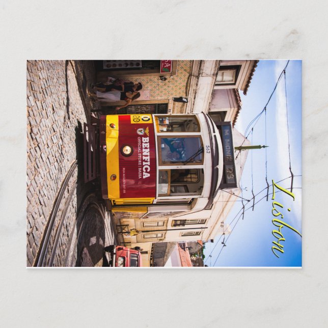 Lisbon Tram Postcard (Front)