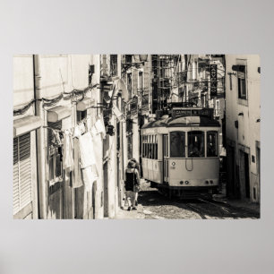 Lisbon Tram Poster