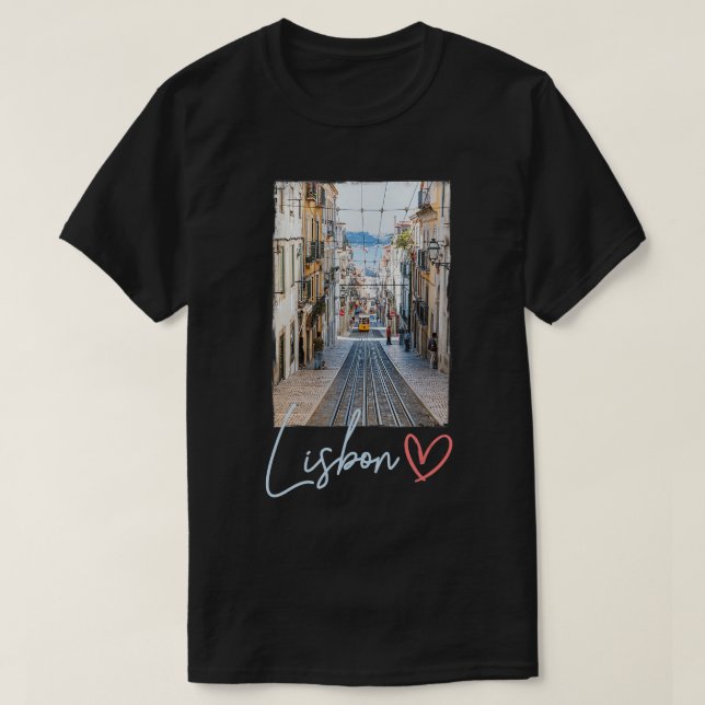 Lisbon Tshirt, Lisbon City Shirt, Lisbon Gift, Lis T-Shirt (Design Front)
