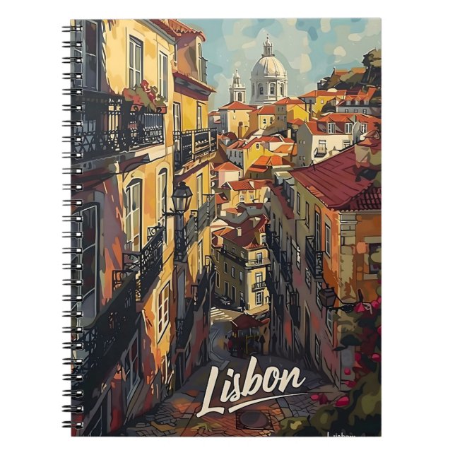 Lisbon Vintage Notebook (Front)