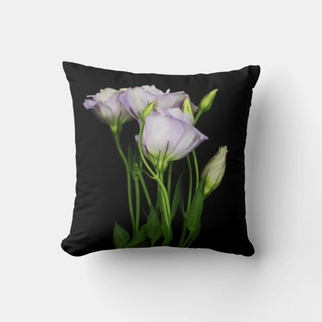 Lisianthus Flower Pillow (Front)