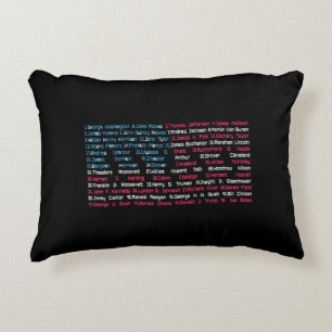 List 46 US Presidents of the United States Fun His Decorative Cushion