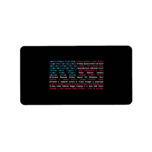 List 46 US Presidents of the United States Fun His Label