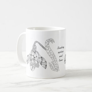 Listakora Flower Coffee Mug - Customisable