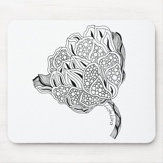 Listakora Flower Mousepad (Front)