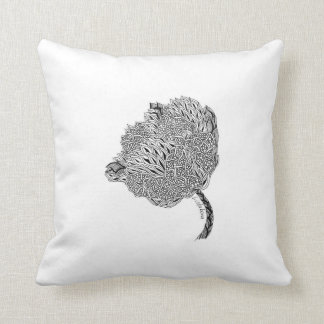 Listakora Flower Throw Pillow - Customisable