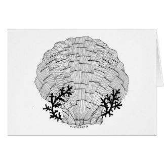 Listakora Seashell Card with Envelope