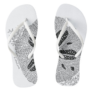 Listakora Seashell Flip Flops