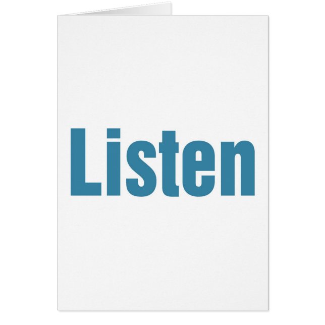 Listen (Front)