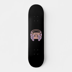 Listen and chill Neon Skateboard
