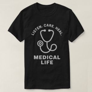 Listen Care Heal Tee