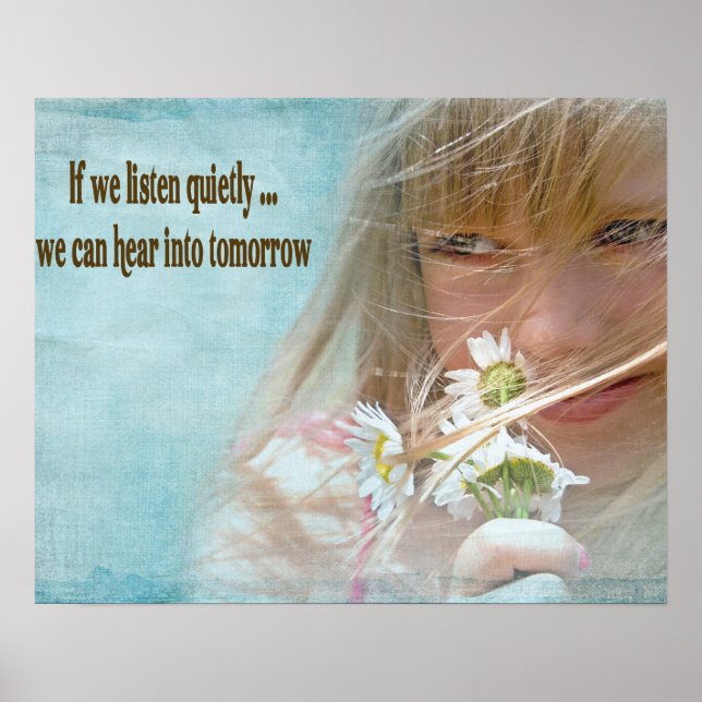 Listen Quietly Poster (Front)