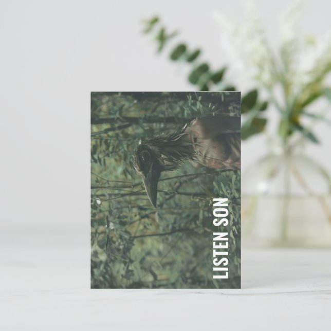 Listen Son Forest Birdman Postcard (Standing Front)