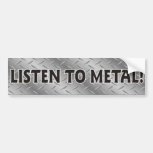 Listen To Metal, Heavy Metal Music Sticker