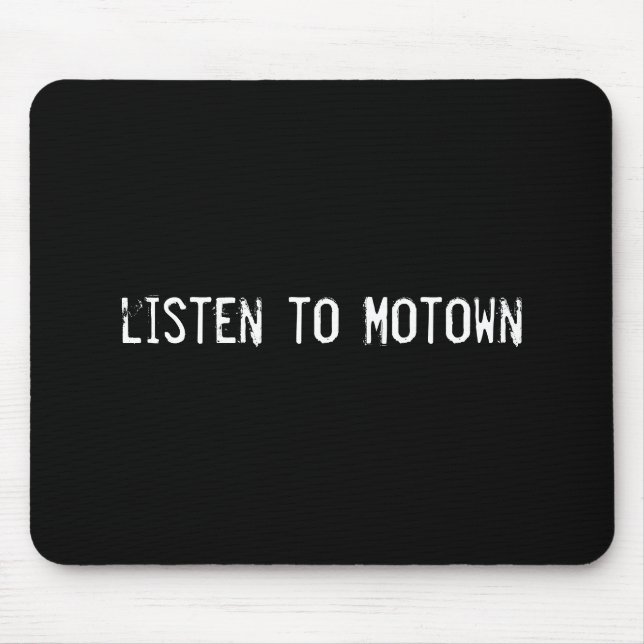 listen to Motown Mouse Mat (Front)