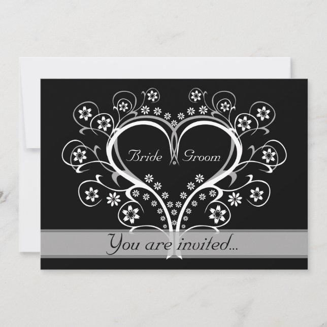 Listen to My Heart Wedding Invitations (Front)