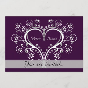 Listen to My Heart Wedding Invitations