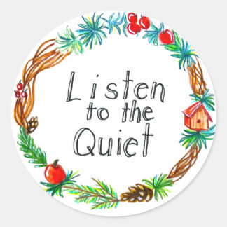 Listen to the Quiet Sticker Sheet