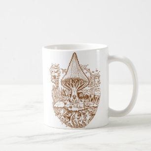 Listen to the Roots Brown Ink Mug