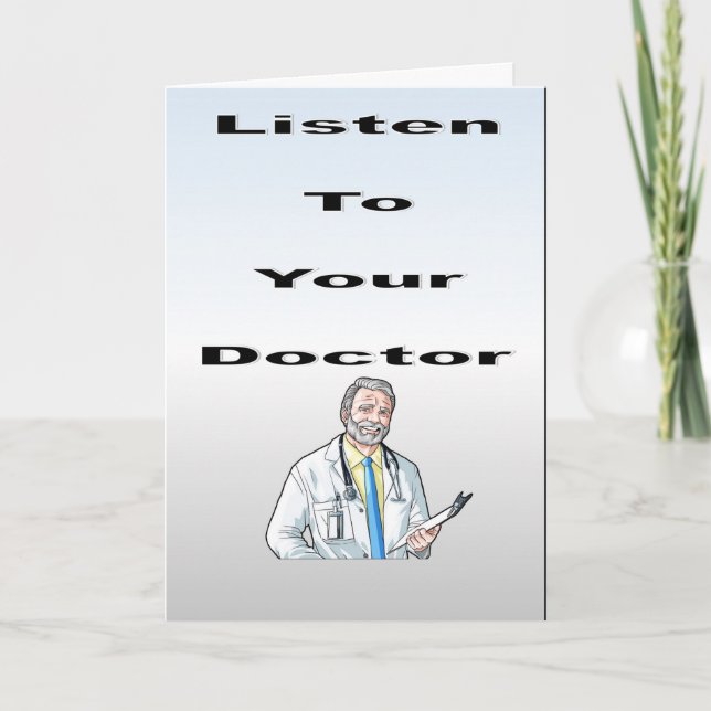 Listen to Your Doctor Card (Front)
