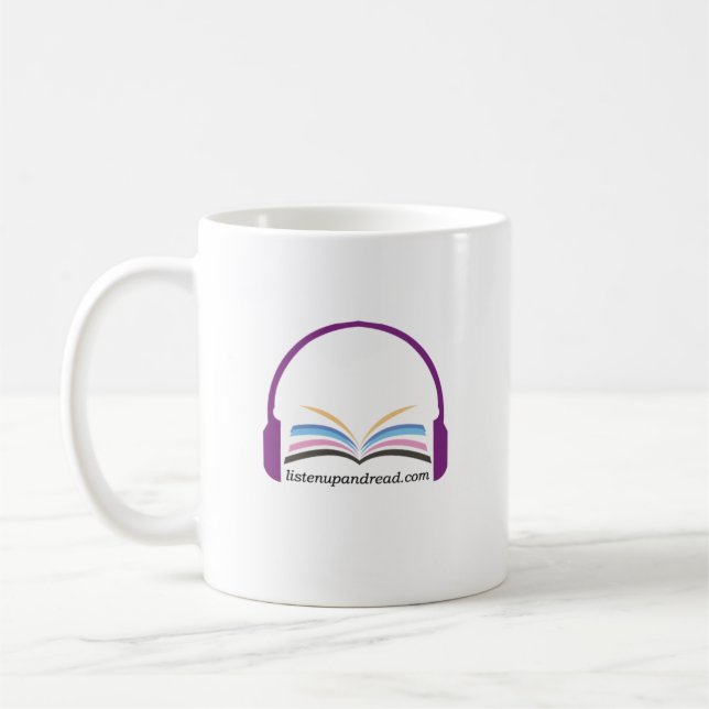Listen up and read classic mug (Left)