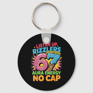 Listen Up Rizzlers This Sigma Has 67 Aura Energy S Key Ring