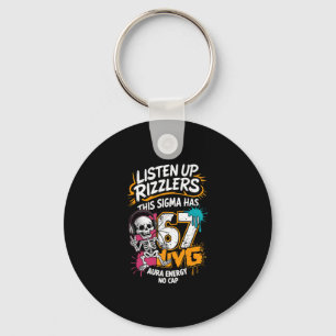 Listen Up Rizzlers This Sigma Has 67 Aura Energy S Key Ring