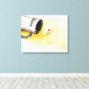 Listen with Love Canvas Print