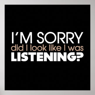 Listening Poster