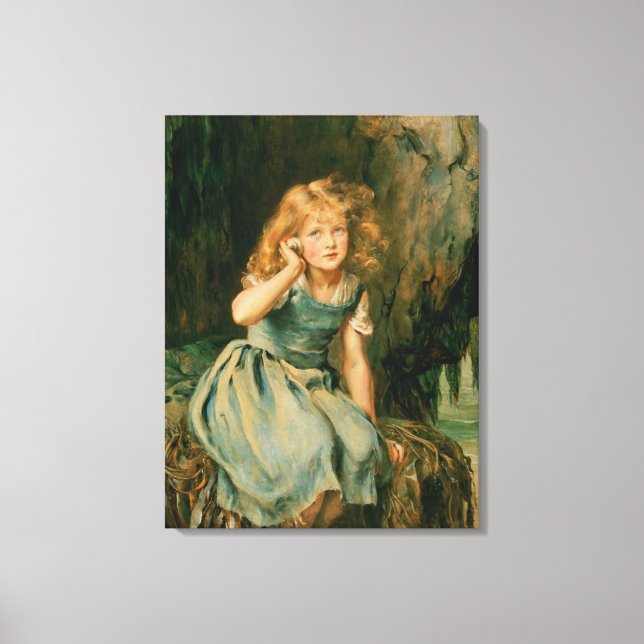 Listening to the Sea Canvas Print (Front)