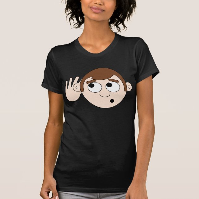 Listening Womens T-Shirt (Front)
