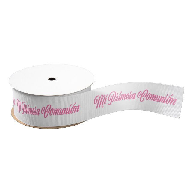Liston Mi Primera Comunion Satin Ribbon Grosgrain Ribbon (Spool)