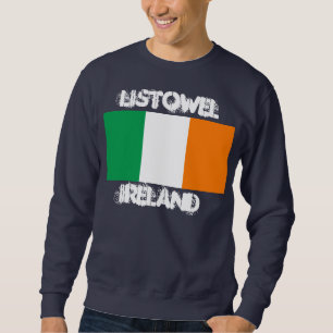 Listowel, Ireland with Irish flag Sweatshirt