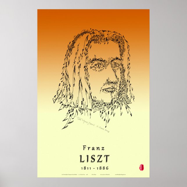 Liszt : Face the Music Poster (Front)