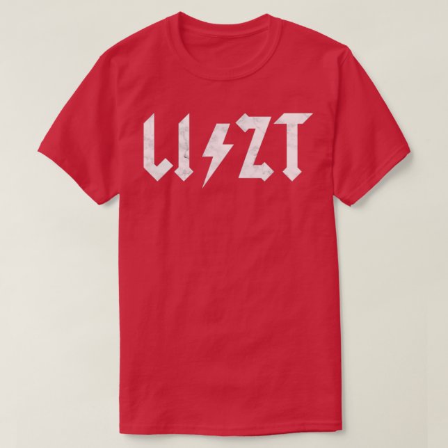 Liszt Rocks T-Shirt (Design Front)