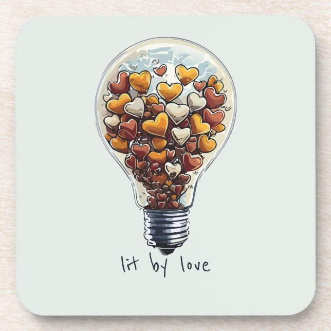 Lit by Love Coaster (Front)