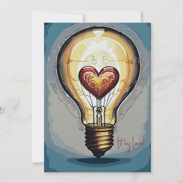 Lit by Love Holiday Card (Front)