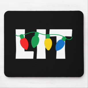 Lit Christmas Mouse Mat