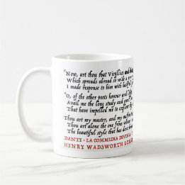 Lit Geek Dante Longfellow - Mug