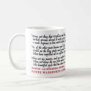 Lit Geek Dante Longfellow - Mug