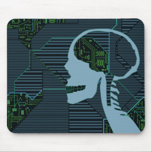 lit logicskull mouse mat