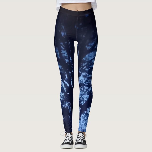 Lit Series - Blue Leggings (Front)