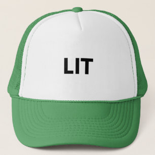 lit trucker hat
