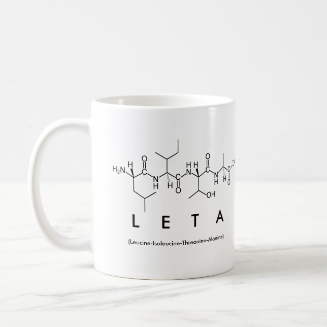Lita peptide name mug (Left)