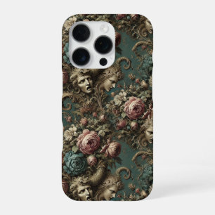 Litany of Aristocrats – Gothic Floral Design iPhone 16 Pro Case