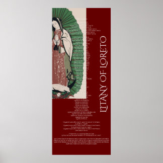 LITANY OF LORETO POSTER