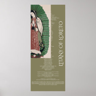 LITANY OF LORETO POSTER